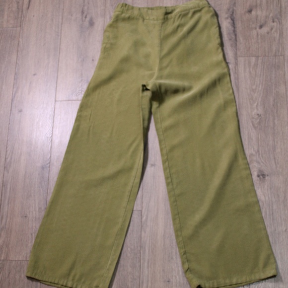 0290-Splash Olive Green Pants | Size 10 - Picture 1 of 8
